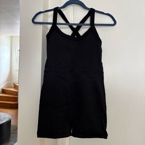 Z Supply Active Black Romper